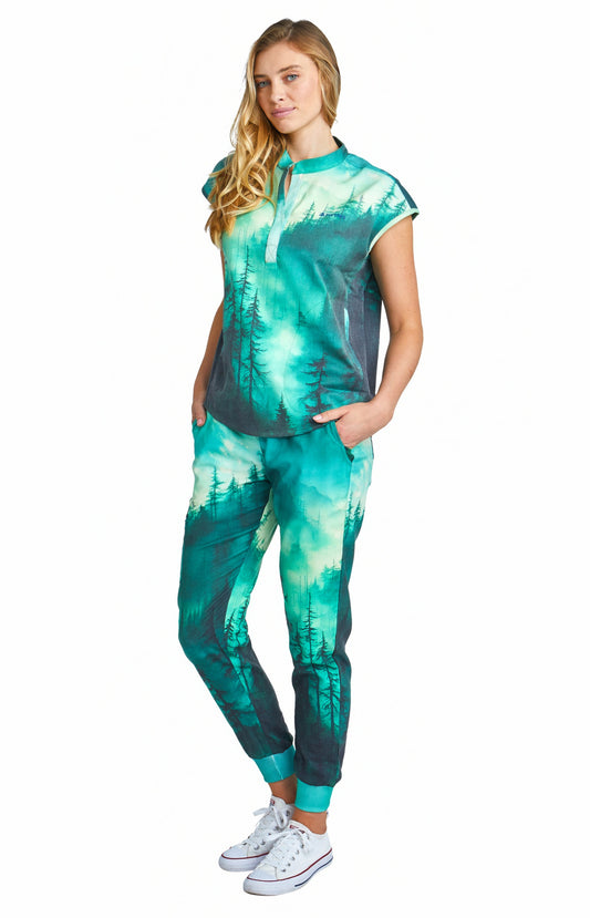 Green Pines Top (Oversized Style)