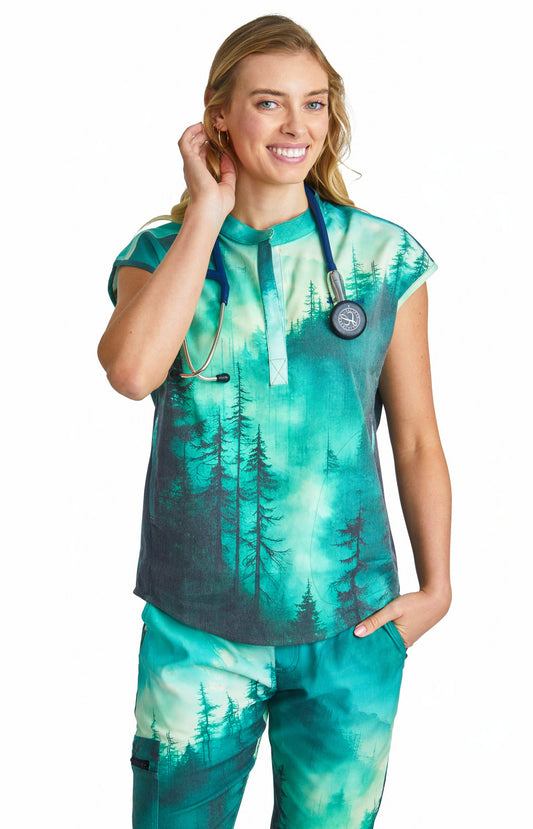 Green Pines Top (Oversized Style)