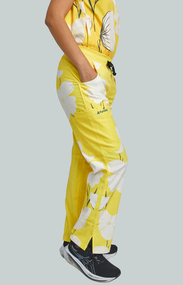 Royal Yellow Straight Pants