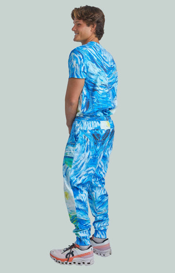 Men Starry Night Joggers