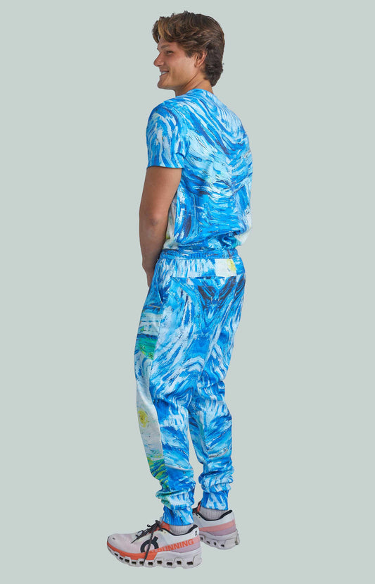 Men Starry Night Joggers