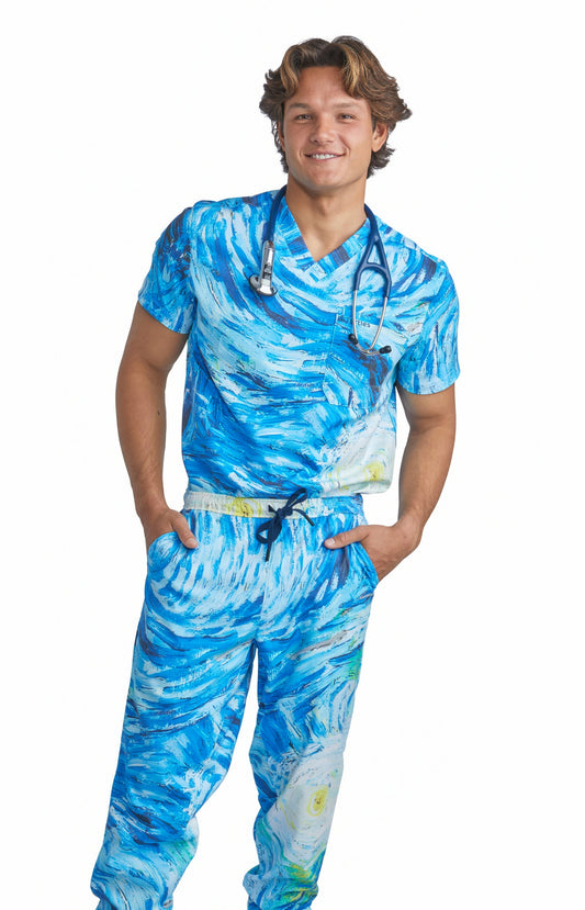 Men Starry Night Joggers