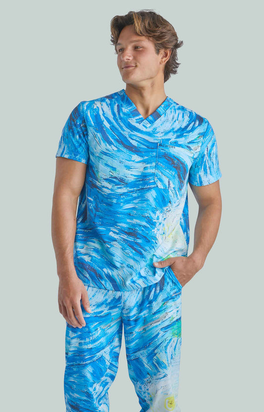 Men Starry Night Top