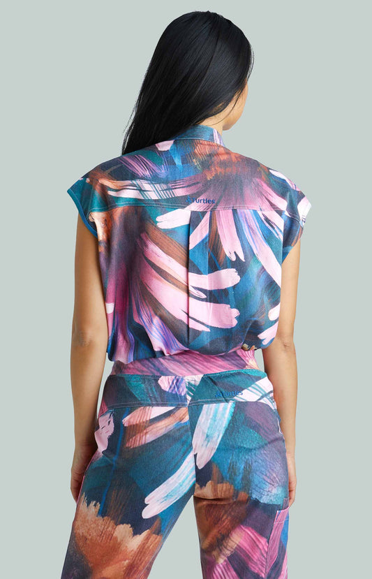 Petals with Straight Pants