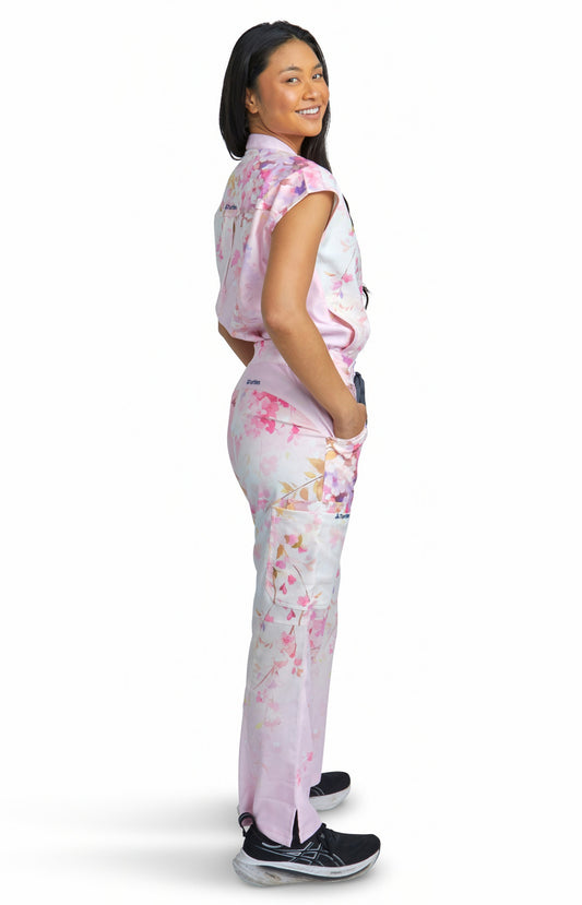 Pink Peace Straight Pants