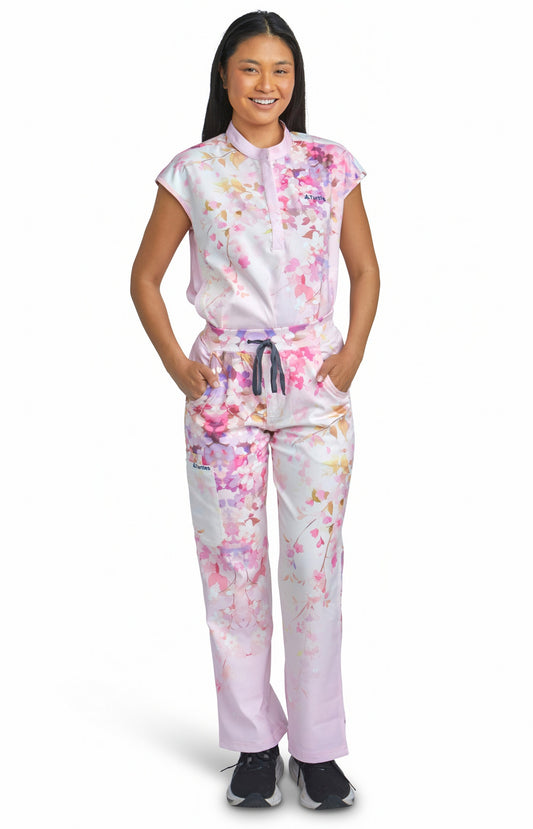 Pink Peace Straight Pants